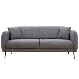 Καναπές - Κρεβάτι Τριθέσιος Sevilla 560ARE1358 214x98x85cm Grey