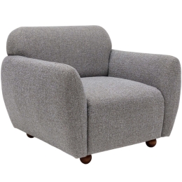 Πολυθρόνα Eddy 560ARE1727 90x86x86cm Light Grey