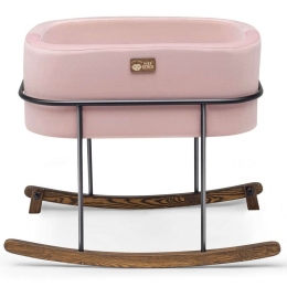 Κούνια Βρεφική Hier 676HDS1135 90x58x70cm Pink-Black Βρεφικό