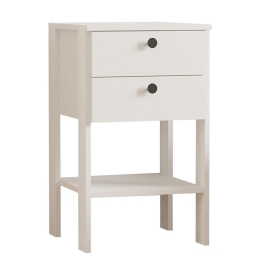 Κομοδίνο Ruzisa 835PUQ2707 44x44x75cm White