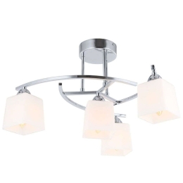 Φωτιστικό Οροφής - Πλαφονιέρα 683AVN1102 Φ51x32cm 4xE14 4W Chrome Opviq
