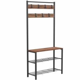Έπιπλο Εισόδου 203DRG1701 86x30x172cm Oak-Black