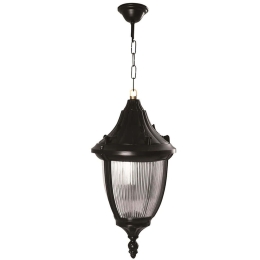 Φωτιστικό Οροφής 685AVN1237 Φ35x70cm E27 40W Black Opviq