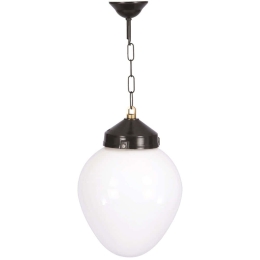 Φωτιστικό Οροφής 685AVN1283 Φ25x50cm E27 40W Black-White Opviq