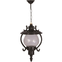 Φωτιστικό Οροφής 685AVN1343 Φ25x60cm E27 40W Black Opviq