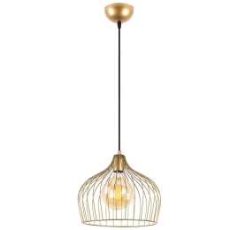 Φωτιστικό Οροφής Bek 942FLG1403 30x30x121cm 1xE27 40W Gold Opviq