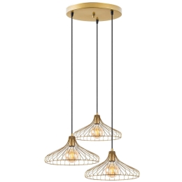 Φωτιστικό Οροφής Depay 942FLG1432 65x64x120cm 3xE27 40W Gold Opviq