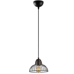 Φωτιστικό Οροφής Dopo 942FLG1433 20x20x114cm 1xE27 40W Black Opviq