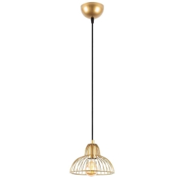 Φωτιστικό Οροφής Dopo 942FLG1436 20x20x114cm 1xE27 40W Gold Opviq