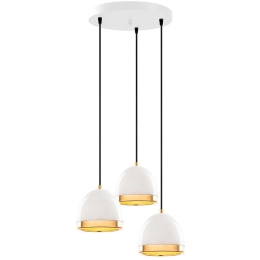 Φωτιστικό Οροφής Mugo 942FLG1483 35x35x110cm 3xE27 40W White-Gold Opviq