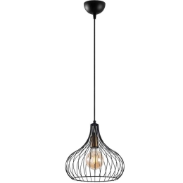 Φωτιστικό Οροφής Teldamla 942FLG1601 22x22x120cm 1xE27 40W Black-Gold Opviq