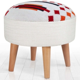 Σκαμπό Farm 209FLF1111 46x42cm White