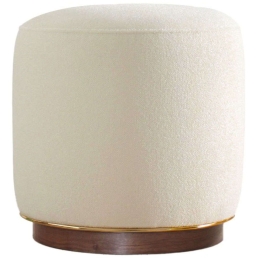 Σκαμπό Zeone 209FLF1147 42x43cm Cream