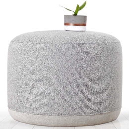 Σκαμπό Cedre 209FLF1164 51x41cm Light Grey