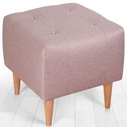 Σκαμπό Tomp 209FLF1222 43x43x43cm Pink