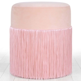 Σκαμπό Merkur 209FLF1257 Φ45x40cm Pink