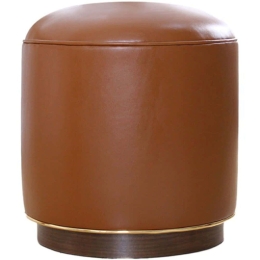 Σκαμπό Milotte 209FLF1263 42x43cm Camel