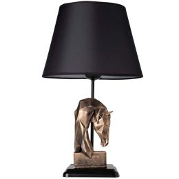 Φωτιστικό Επιτραπέζιο 687HMY1513 Φ24x50cm E27 40W Gold-Black Opviq