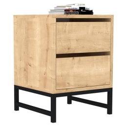 Κομοδίνο Nehir 835PUQ2709 40x40x55cm Sonoma-Latte