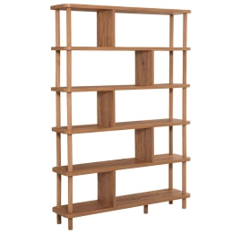 Βιβλιοθήκη Meta 688DRA1203 120x28x168,5cm Pine