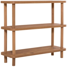 Ραφιέρα Δαπέδου Step 688DRA1204 80x28x75cm Pine