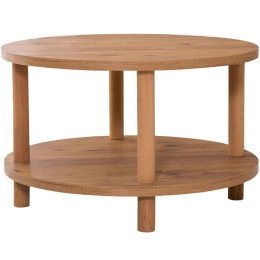 Τραπέζι Σαλονιού Roby 688DRA1301 Φ70x43,7cm Natural