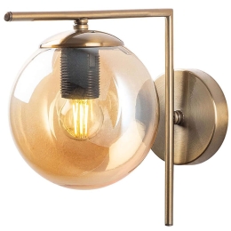 Φωτιστικό Τοίχου - Απλίκα 211LMP1122 15x28x23cm 1xE14 40W Gold Opviq