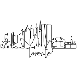 Διακοσμητικό Τοίχου Toronto 930DYU1136 120x1,5x55cm Black Wallity Μέταλλο