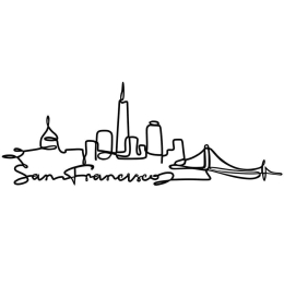 Διακοσμητικό Τοίχου San Francisco 930DYU1149 120x1,5x43cm Black Wallity Μέταλλο