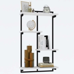 Ραφιέρα Τοίχου Dodo 495SSE1168 70x15x120cm White