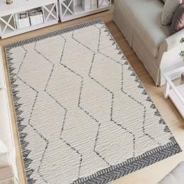 Χαλί W1073 213HFT1668 Ivory-Grey Conceptum Hypnose 100X200cm