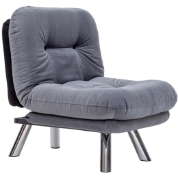 Πολυθρόνα - Κρεβάτι Misa Small Soft 859FTN2321 70x78x85cm Grey