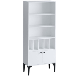 Βιβλιοθήκη Spica 393MRD1231 60x30x175cm White