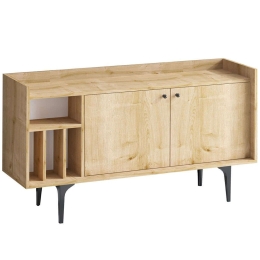 Μπουφές Canopus 393MRD1243 150x40x80cm Oak Μοριοσανίδα, Μελαμίνη