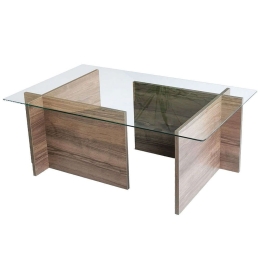 Τραπέζι Σαλονιού Escape 552NOS2244 105x65x40cm Walnut