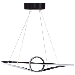 Φωτιστικό Οροφής - Ράγα Canum 166PRG1135 80x20x80cm Led 40-60W 4000K Black Opviq