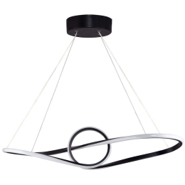 Φωτιστικό Οροφής - Ράγα Canum 166PRG1136 80x20x80cm Led 40-60W 6500K Black Opviq
