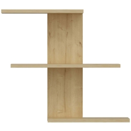 Ραφιέρα Τοίχου Wacker 935CMN1344 69,8x21,4x59,6cm Oak