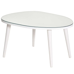 Τραπέζι Σαλονιού Gusto 552NOS2277 75x55x38cm White
