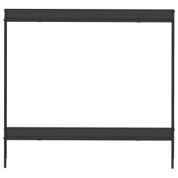 Κονσόλα Kuba 706CLN1124 83x21x78cm Black Μελαμίνη,Μέταλλο