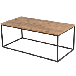 Τραπέζι Σαλονιού Gonca 706CLN1148 110x55x43cm Oak-Black