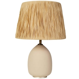 Φωτιστικό Επιτραπέζιο 687HMY2169 40x70cm E27 40W Cream Opviq