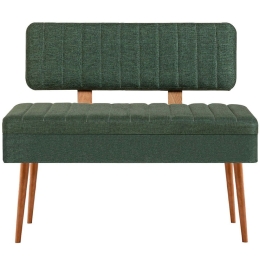 Παγκάκι Vina 869VEL5286 110x40x82,5cm Green-Oak