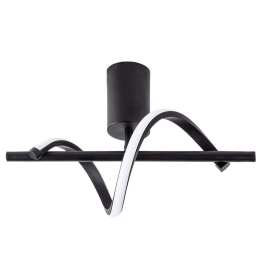 Φωτιστικό Οροφής - Πλαφονιέρα Likma 119FRS1509 41x25x16cm Led 11W 3000K Black Opviq