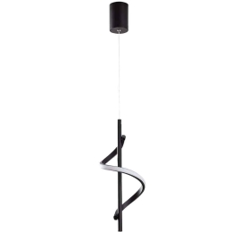 Φωτιστικό Οροφής Likma 119FRS1513 16x16x50/100cm Led 11W 3000K Black Opviq