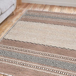 Χαλάκι WOOSONIL133 Beige-Black Conceptum Hypnose 50X80cm