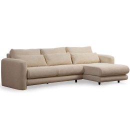 Καναπές Γωνιακός (Δεξιά Γωνία) Lily 560ARE1855 290x165x73cm Beige