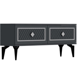Έπιπλο Τηλεόρασης Arel 475OLV2646 120x29,6x49cm Anthracite-Silver