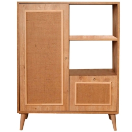 Ντουλάπι Jut 998VOW1164 90x40x110cm Oak Γιούτα,Ξύλο