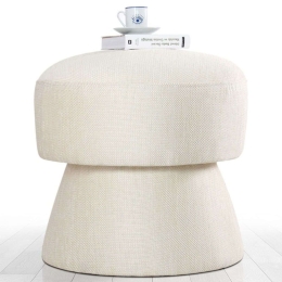 Σκαμπό Endor 209FLF1364 Φ48x45cm Cream